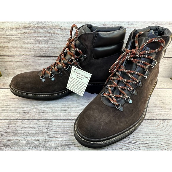 To Boot New York Adam Derrick Clark Leather Boots Mens Size 11.5M Fondente $495 main image 7